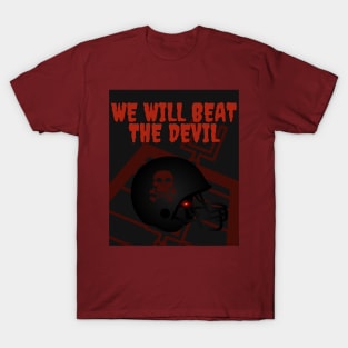 Devil Football Helmet T-Shirt